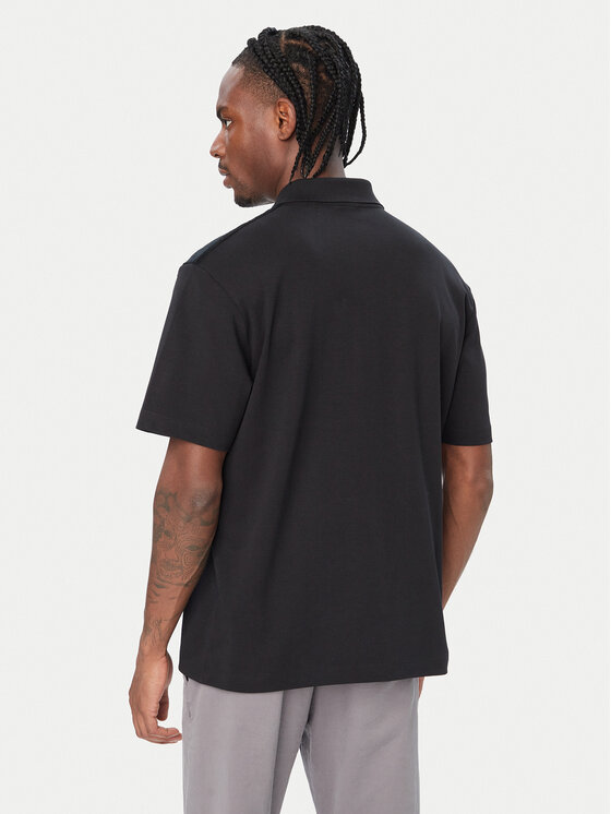 HUGO HUGO Polo särk Derypolo 50567930 Must Regular Fit