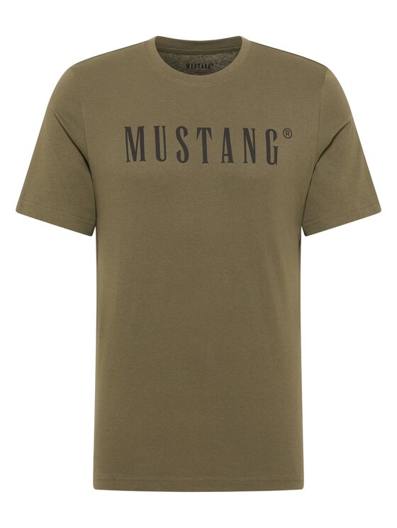 Mustang Mustang T-Shirt Style Austin Zielony Regular Fit