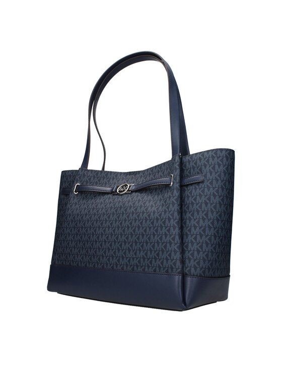 Michael Kors Michael Kors Torebka Blue Fabric Shoulder Niebieski jasny
