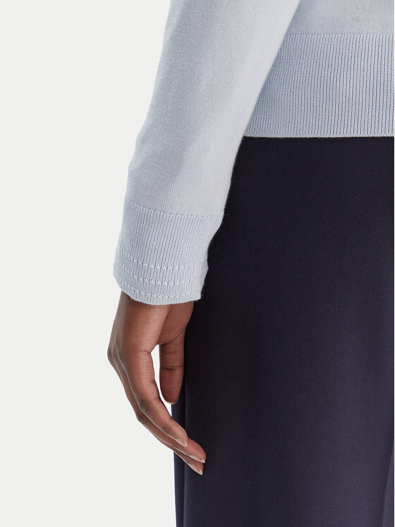 Tommy Hilfiger Tommy Hilfiger Sweter WW0WW44984 Błękitny Regular Fit