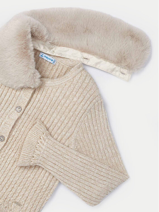 Mayoral Mayoral Strickjacke 4362 Beige Regular Fit