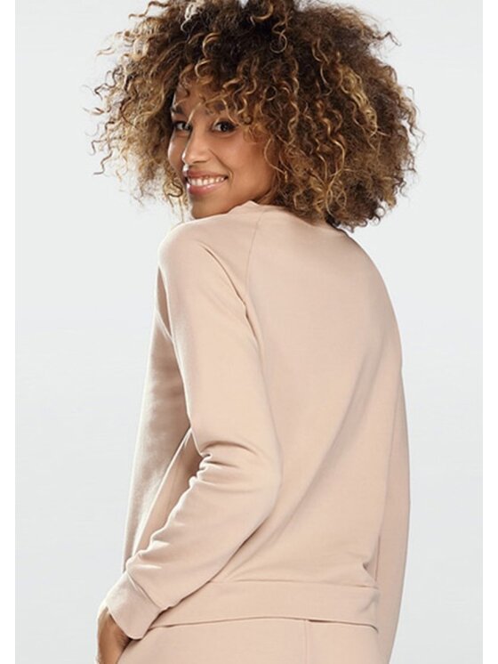 DKaren Sport DKaren Sport Bluza Wenezja Beżowy Slim Fit