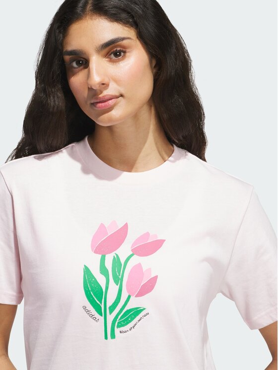 adidas adidas T-Shirt 167502 Różowy Regular Fit