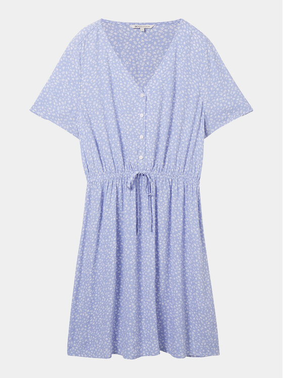 Tom Tailor Denim Tom Tailor Denim Sommerkleid 1041997 Blau Regular Fit