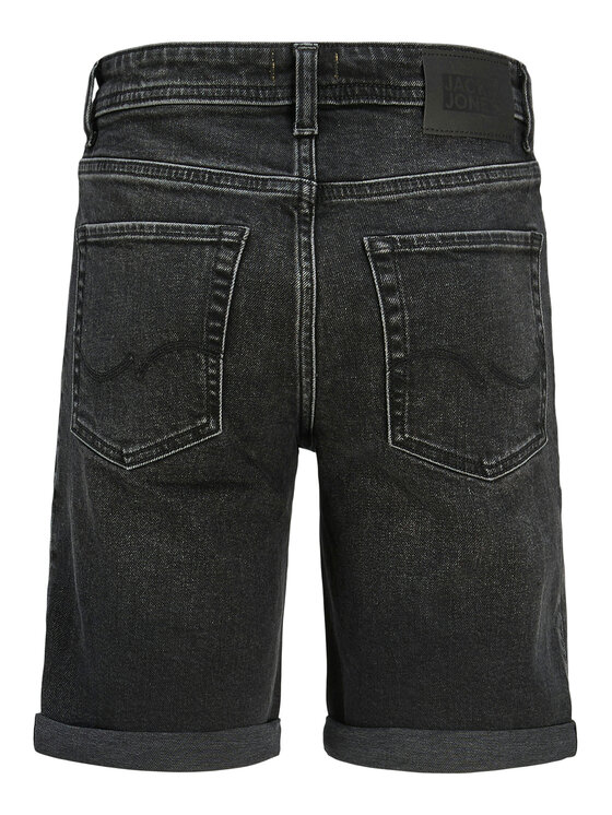 Jack & Jones Junior Jack & Jones Junior Džínsové šortky Rick 12269799 Čierna Regular Fit