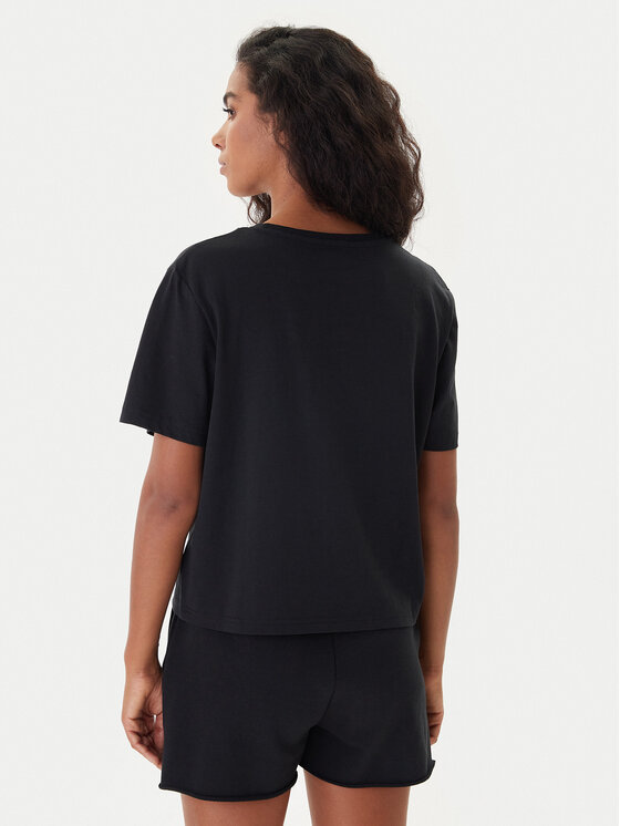 Kappa Kappa T-shirt Frega 351M1KW Crna Regular Fit