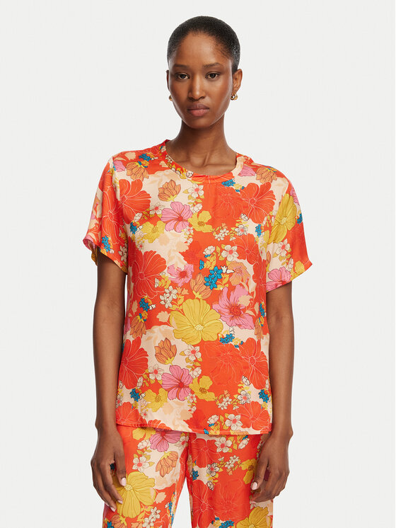 Liu Jo Tricou WA6512 T473A Roșu Regular Fit