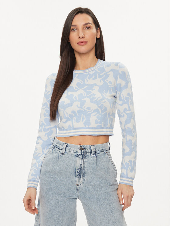 United Colors Of Benetton Pulover 1094E109I Albastru Regular Fit