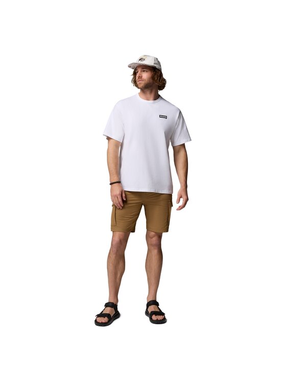 Columbia Columbia T-Shirt 215504 Biały Regular Fit