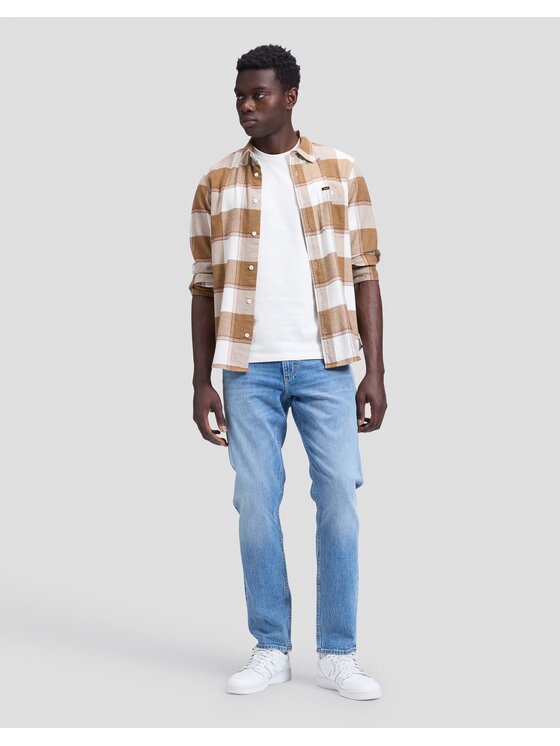 Lee Lee Koszula SURE SHIRT Biały Regular Fit