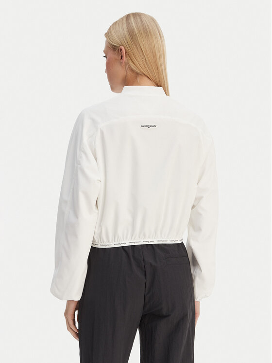 Tommy Jeans Tommy Jeans Bomber striukė DW0DW22323 Balta Regular Fit
