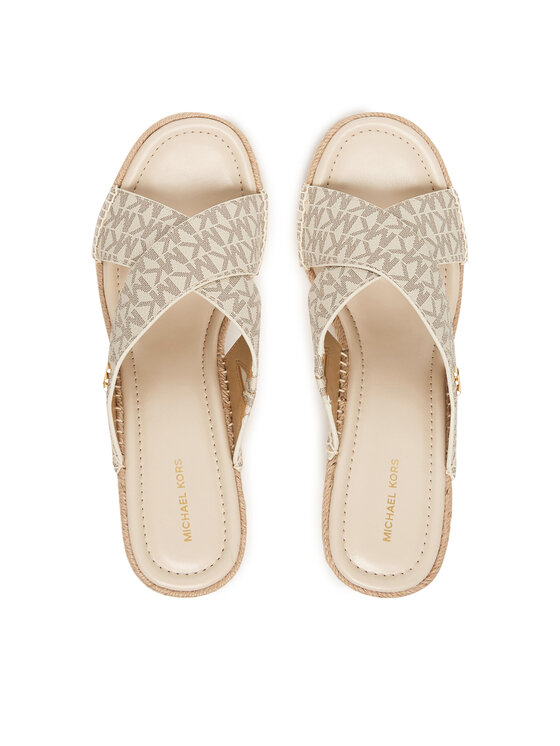 MICHAEL Michael Kors MICHAEL Michael Kors Espadrilky Kenzie 40R6KZMS1B Krémová