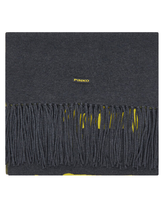 PINKO PINKO Fular Ojos Azules Sciarpa AI 24-25 BLK01 104313 A26I Gri