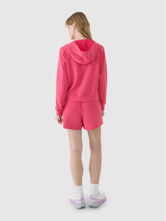 4F 4F Felpa 4FWSS25TSWSF1577-54S Rosa Regular Fit