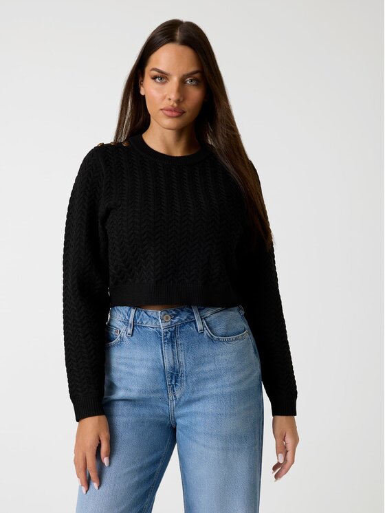 Guess Guess Sweter 179668 Czarny Classic Fit