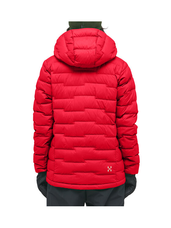 Haglöfs Haglöfs Kurtka puchowa Roc Flash Down Hood Women Czerwony Regular Fit
