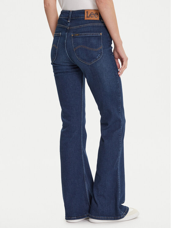 Lee Lee Jeansy Breese 112354456 Granatowy Bootcut Fit