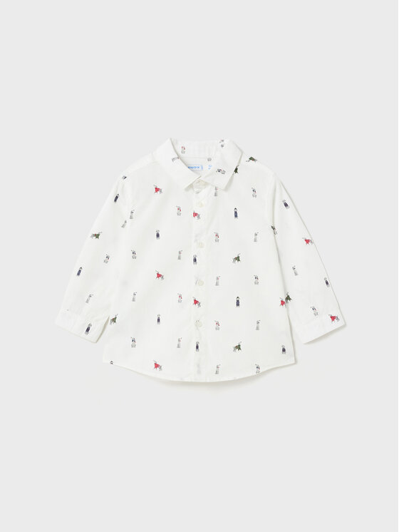 Mayoral Mayoral Camicia 2.176 Bianco Regular Fit