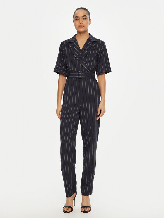 Marella Marella Jumpsuit Banana 2513241011 Blu scuro Slim Fit