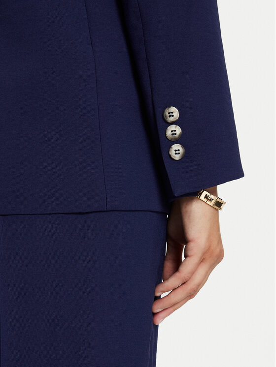 ViCOLO ViCOLO Marynarka TB0223 Granatowy Regular Fit
