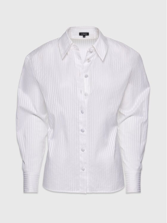 La Mania La Mania Camicia LUCA Bianco Classic Fit