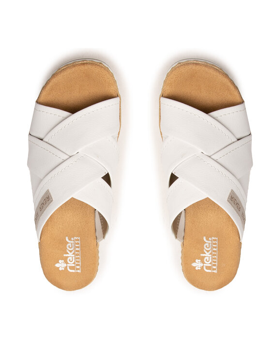 Rieker Rieker Παντόφλες V0250-80 Λευκό