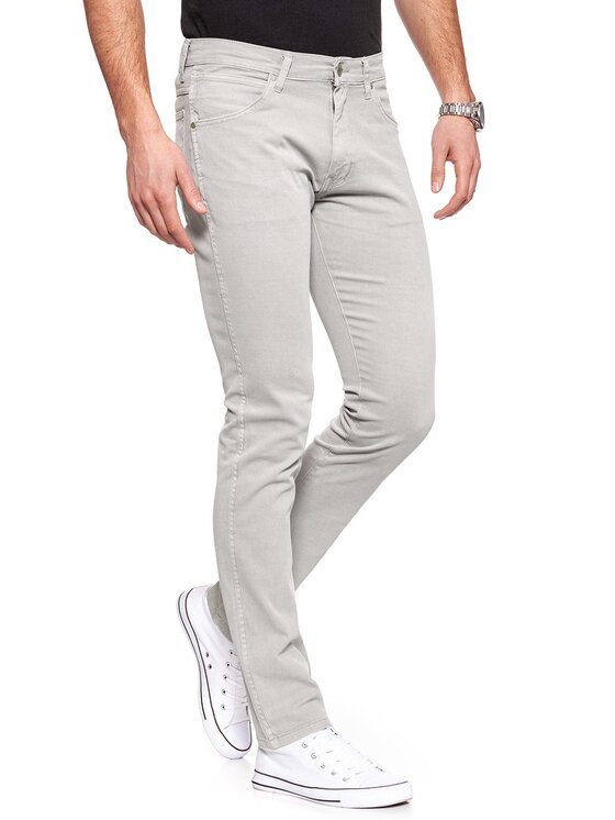 Wrangler Wrangler Spodnie materiałowe LARSTON Szary Slim Fit