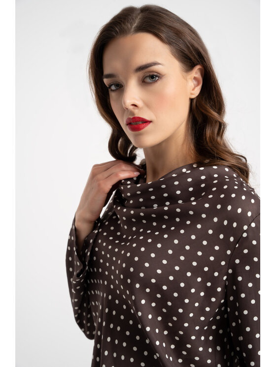 CLICK CLICK Μπλουζάκι 10-6175 Καφέ Reglan Fit