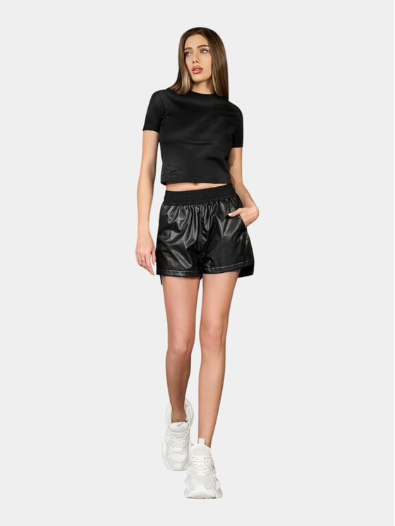MADE BY SOCIETY MADE BY SOCIETY T-Shirt Tricou SINGULARITY - T27361 Czarny Basic Fit