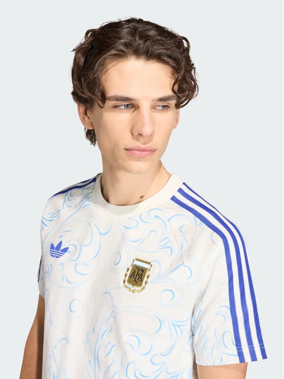 adidas adidas Koszulka techniczna 162020 Biały Slim Fit