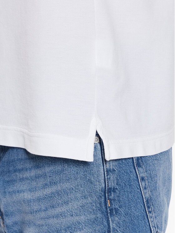 United Colors Of Benetton United Colors Of Benetton Polo 3089J3179 Biały Regular Fit