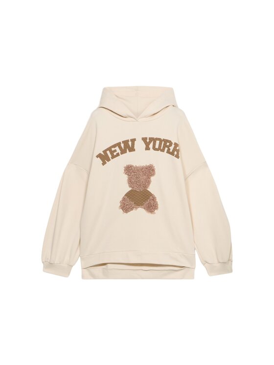 Oltre Oltre Felpa G801E000330N002 Bianco Over Fit