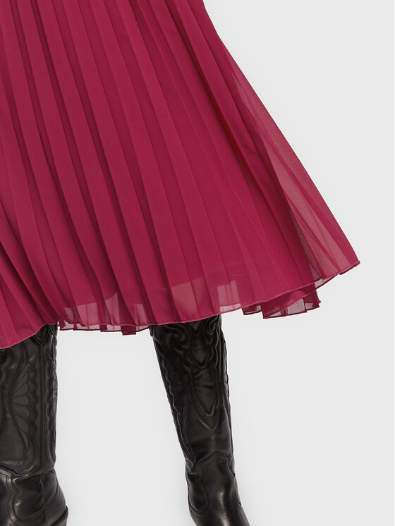 Dixie Dixie Cocktail obleka A319U059 Roza Regular Fit