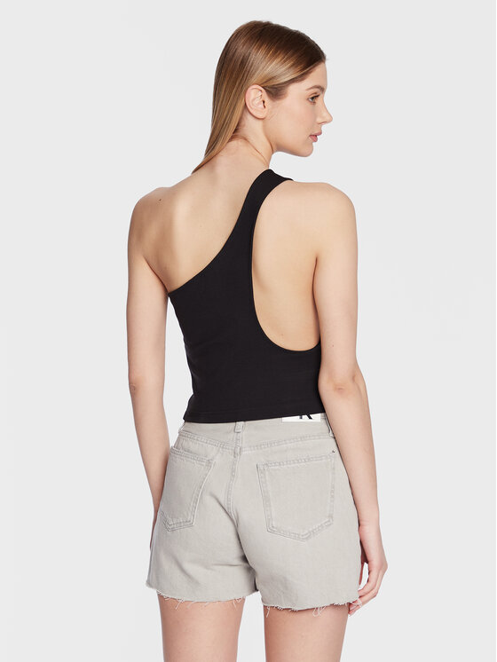 Calvin Klein Jeans Calvin Klein Jeans Top J20J220788 Czarny Slim Fit