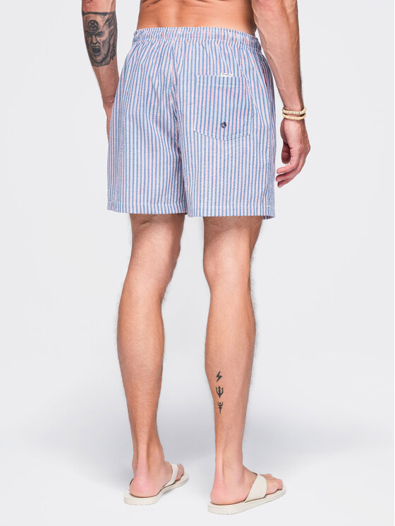 Ombre Ombre Szorty kąpielowe OM-SRSS-0214 Szary Regular Fit