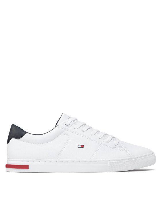 Tommy Hilfiger Sneakersy Essential Leather Detail Vulc FM0FM04047 Biela