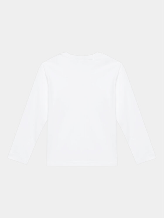 United Colors Of Benetton United Colors Of Benetton Bluzka 3I1XC10DB Biały Regular Fit