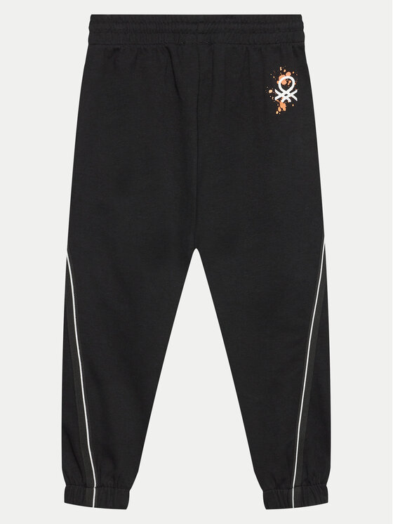 United Colors Of Benetton Pantaloni da tuta 330SCF059 Nero Regular Fit Modivo