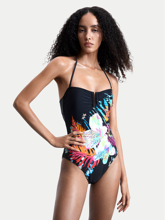 Desigual Costum de baie Daikiri 26SWMK24 Negru