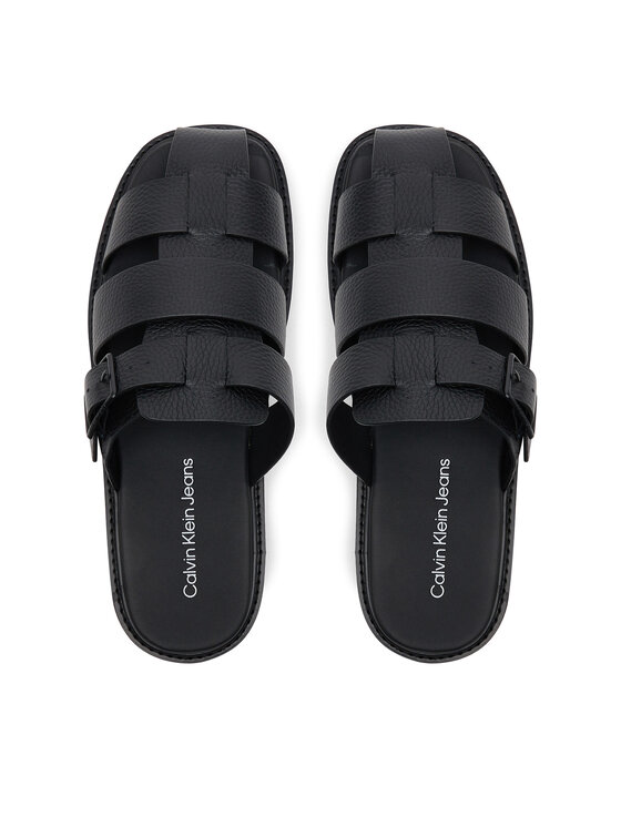 Calvin Klein Jeans Calvin Klein Jeans Klapki Sq Molded Sandal Fisherman YM0YM01220 Czarny