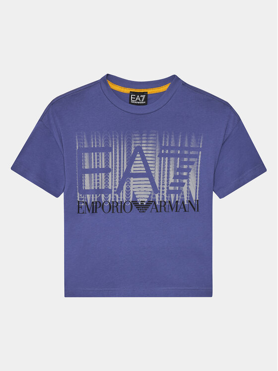 EA7 Emporio Armani T-krekls 3DBT59 BJ02Z 1557 Zils Regular Fit