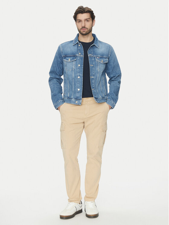 Tommy Jeans Tommy Jeans Kurtka jeansowa Ryan DM0DM21860 Niebieski Regular Fit