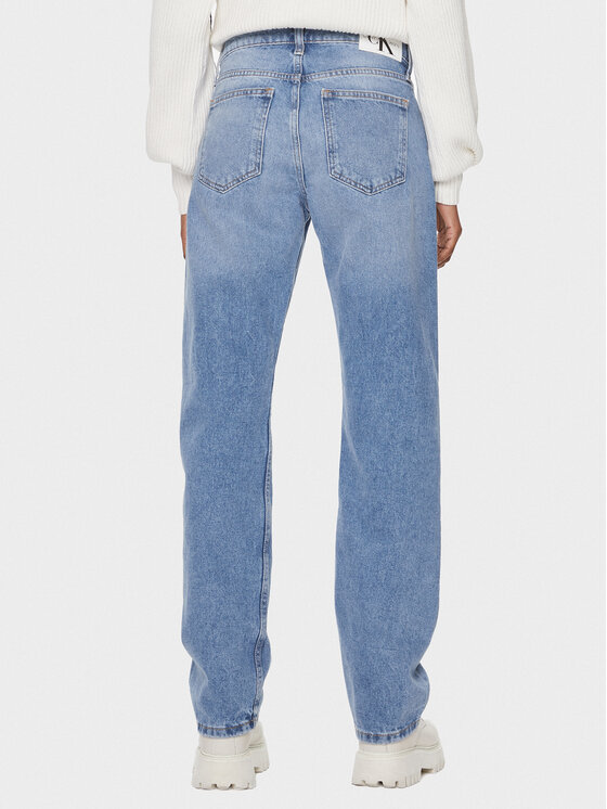Calvin Klein Jeans Calvin Klein Jeans Blugi J20J221222 Albastru Straight Fit
