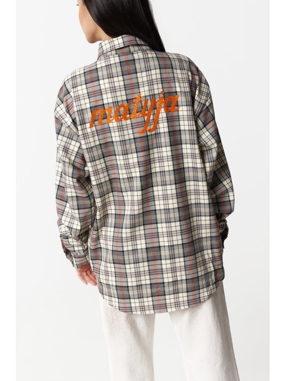 Magda Matyja Magda Matyja Koszula OREGON SHIRT Beżowy Oversize