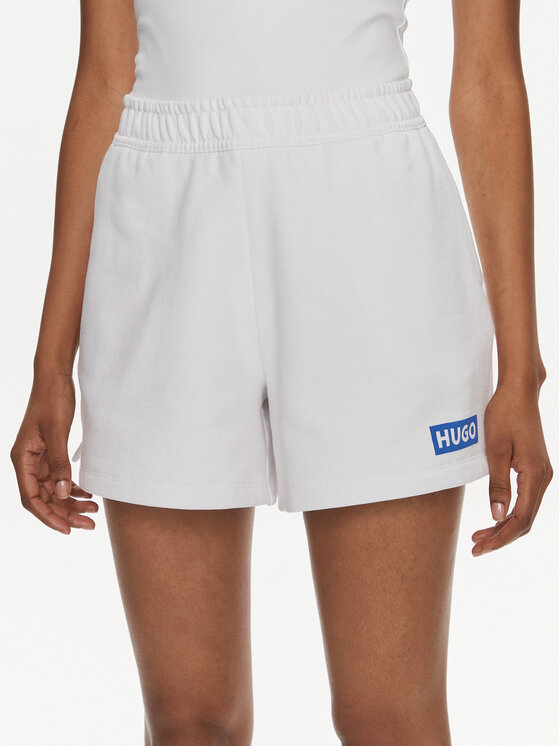 Hugo Športne Kratke Hlače Classic Shorts_B_1 50515824 Bela Regular Fit