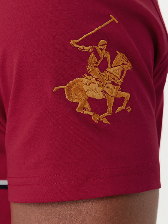 Beverly Hills Polo Club Beverly Hills Polo Club T-Shirt P-SS26M-TS1519 Κόκκινο Regular Fit