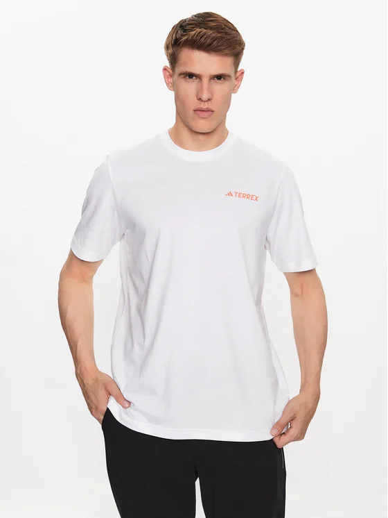 adidas T-Shirt IL2636 Weiß Regular Fit