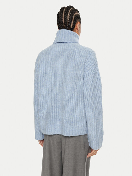 2NDDAY 2NDDAY Bluză cu gât Bernardo 2245340460 Albastru Loose Fit