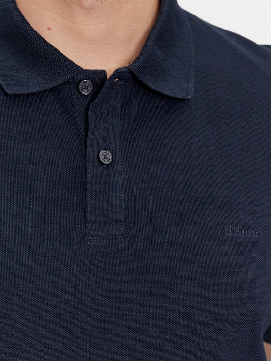 s.Oliver s.Oliver Поло 2138262 Голубий Regular Fit