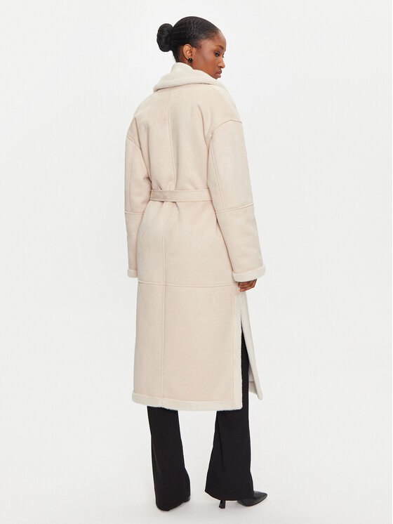 Luisa Spagnoli Luisa Spagnoli Fellmantel Sestante 541499 Beige Regular Fit